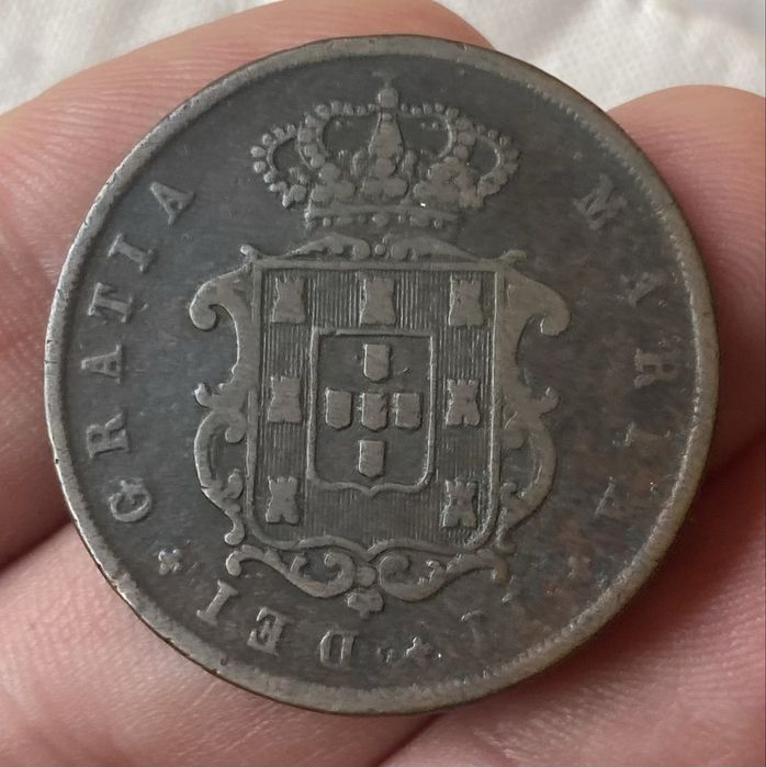 Moeda  117 - X Reis D MARIA II - 1850