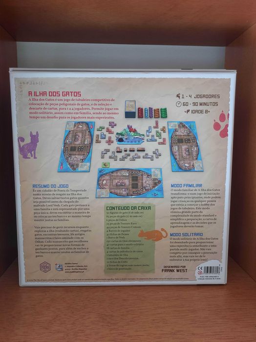 A Ilha dos Gatos + expansões (Board Game, Jogo de Tabuleiro)