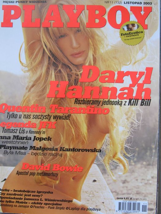Playboy Nr 11  listopad 2003  front  Daryl Hannah