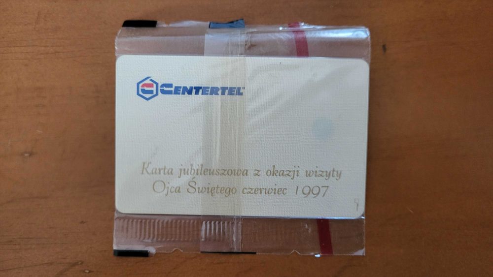 Karta telefoniczna Pełna, Nowa, Centertel 10Ca w folii