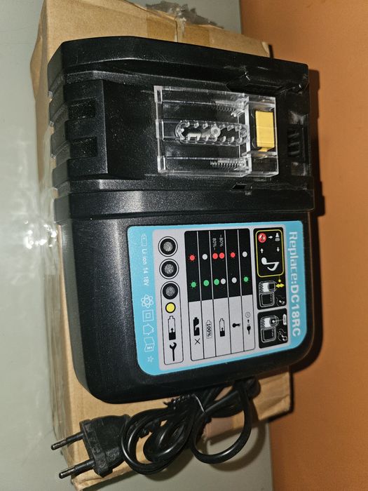 18RC Carregador rápido para Makita 14,4 V / 18 V BL1415 BL1420 BL1815