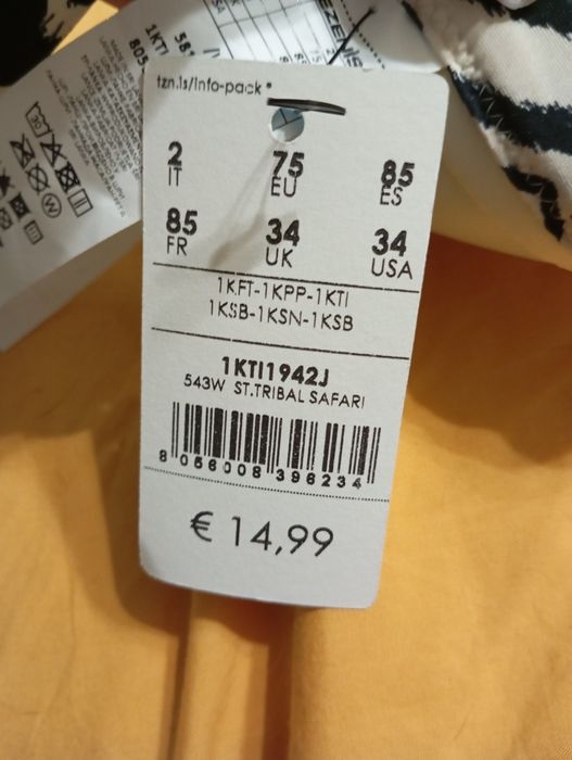 Parte de cima biquini TEZENIS