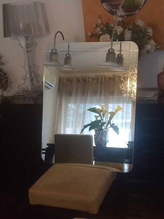 Espelhos com Candeeiros para Casa-de-Banho WC