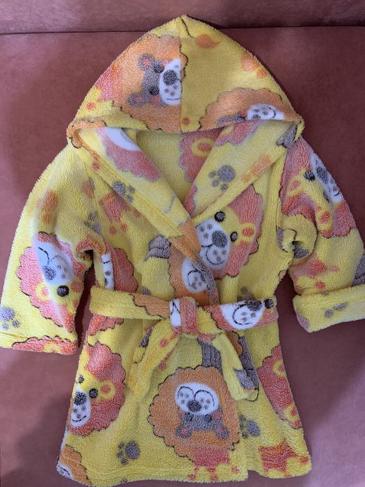 Детский махровый халатик на 1-4 года