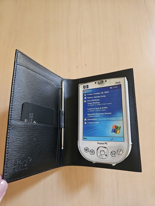 Carteira Montblanc para PDA com Touch Pen