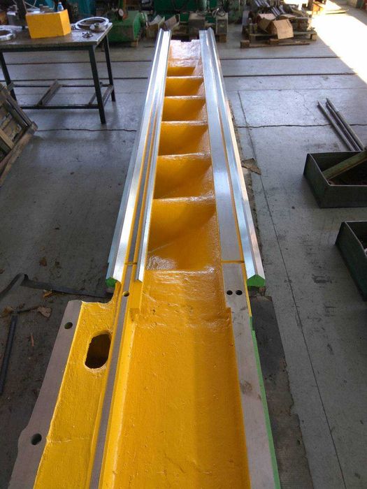 Шлифовка станин на станке Heckert