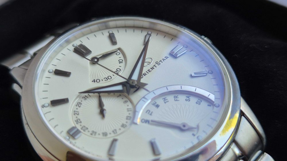 Orient Star Retrograde - Wysoki model - Pełen zestaw - Automat !!!