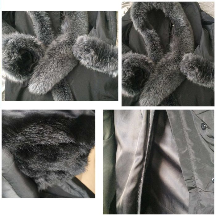 Плащ пальто демісезонне/зимове натуральне хутро