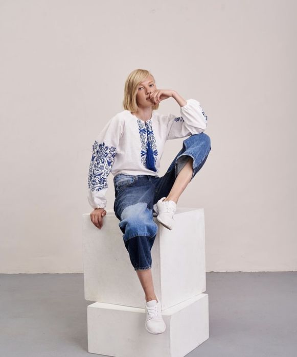 Жіноча вишита сорочка вишиванка, женская блуза вышиванка