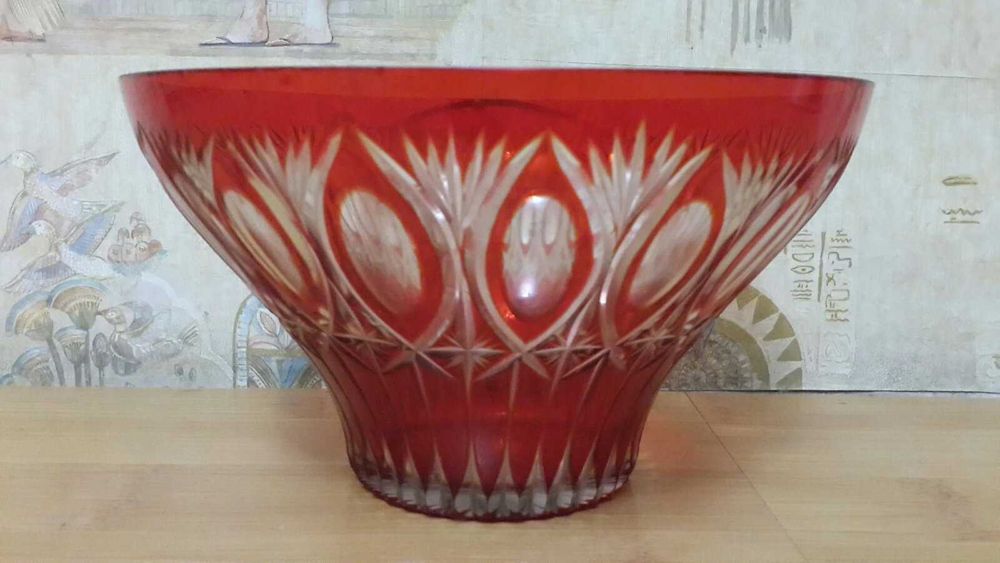 Салатники кольорове скло і кришталь