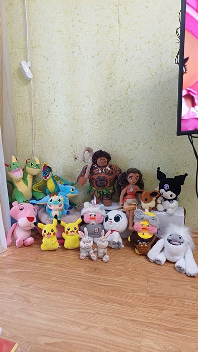 Игрушка  Дисней Покемон  Етти Лалафанфан Дракон Покемон Куроми Пантера