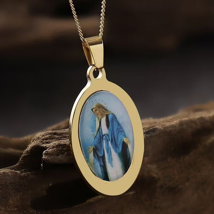 Християнський кулон з ланцюжком | нержавіюча сталь