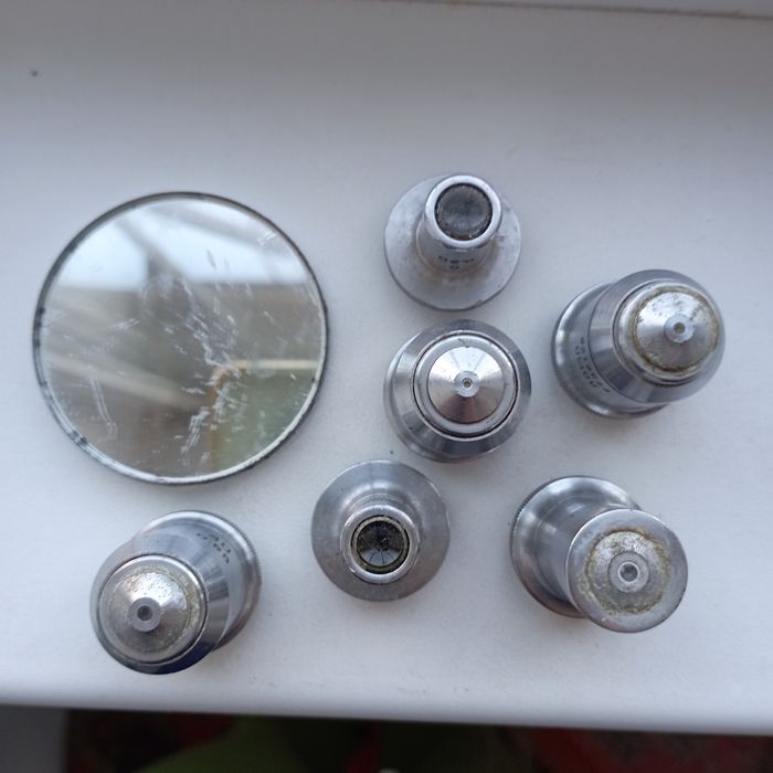 Объективы окуляры зеркало микроскоп биолам ломо 750 грн за все