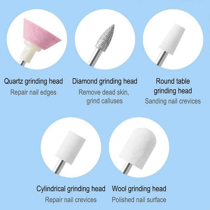 Bezprzewodowa frezarka do paznokci