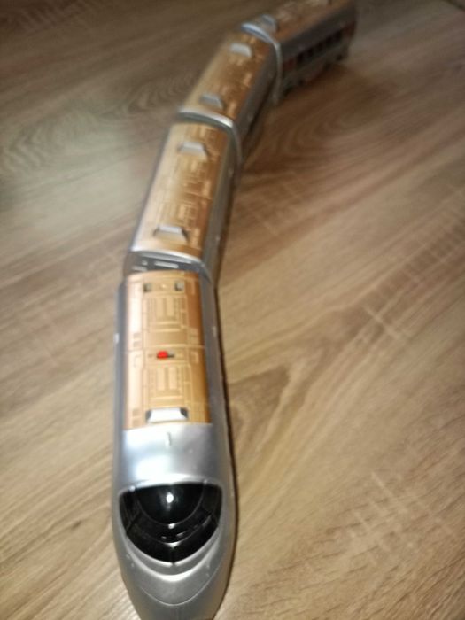 Поезд скоростной игрушечный  70 см Серый (M 0335 U/R)