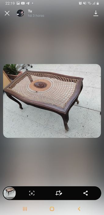 Mesa de Centro  De Sala Rendada