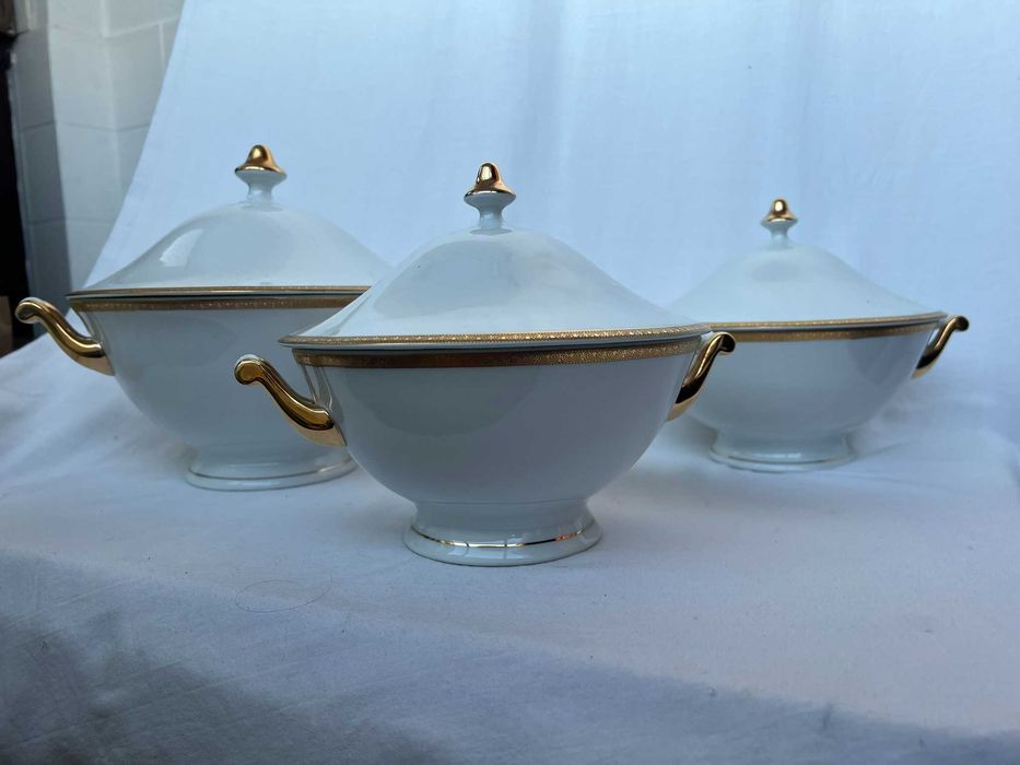 Lote 3 Terrinas Porcelana SPAL Portugal
