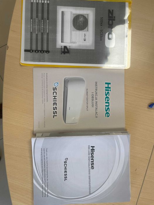 Klimatyzator Hisense 5,8 kW sufitowy i ścienny komplet stan bdb