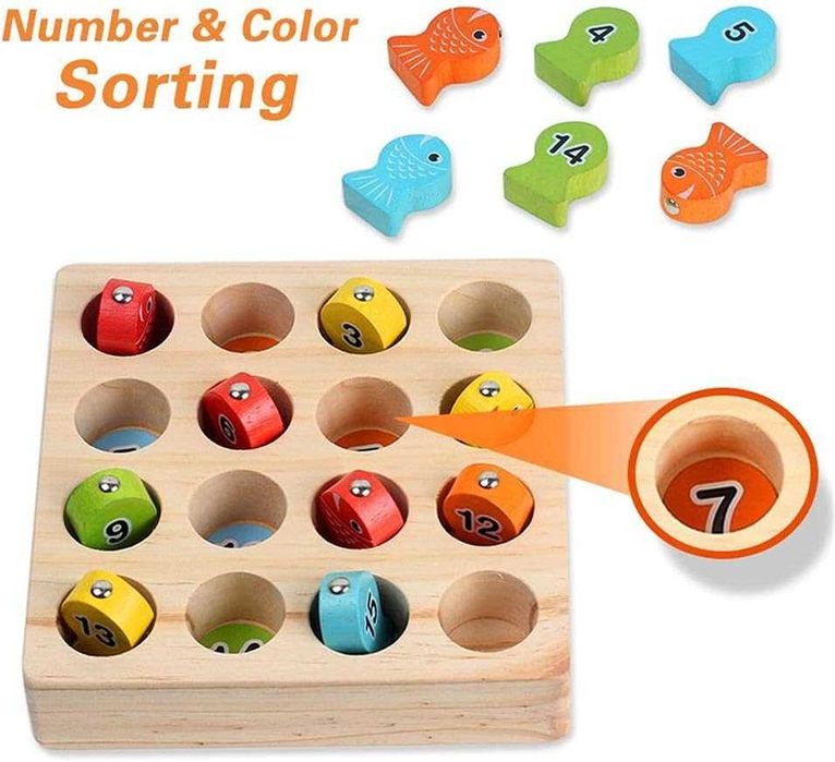 Дерев’яна іграшка «Рибалка»