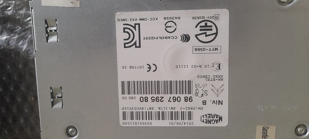 Radio peugeot 208 1.4hdi