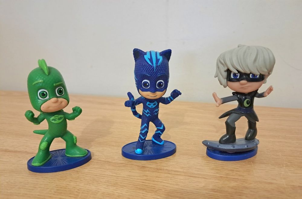 Bonecos PJ Masks, como novos