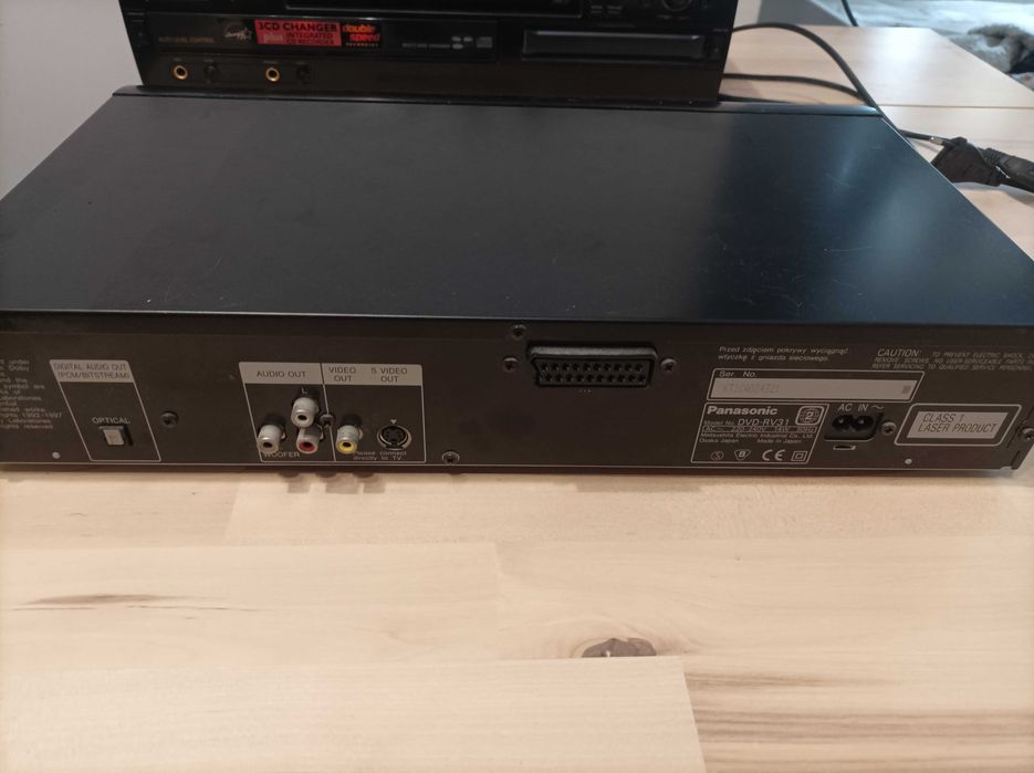 Panasonic DVD‑RV31 DVD / CD Player – Dolby Digital 5.1, Video/CD/MP3