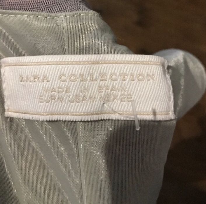 Sukienka zara połyskująca