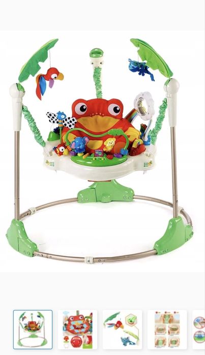 skoczek edukacyjny / jumperoo): Tytuł: Skoczek edukacyjny / Jumperoo dla dziecka (Żabka)