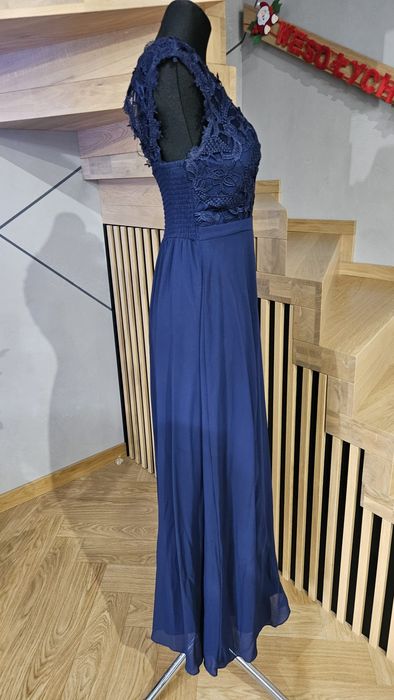 Piękna wieczorowa długa suknia 42/XL