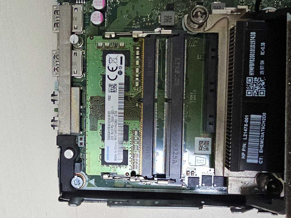 Системний блок HP EliteDesk 705 G4 Mini | AMD PRO A10-9700E | 4GB DDR4 | без HDD/SSD