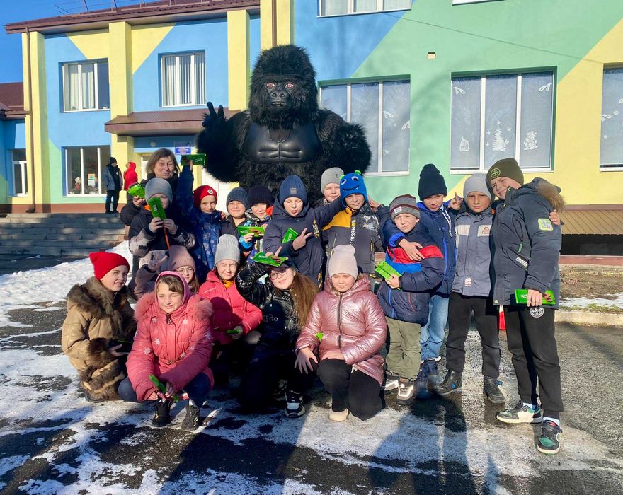Великий Стіч привітання, панда День народження, аніматори Луцьк