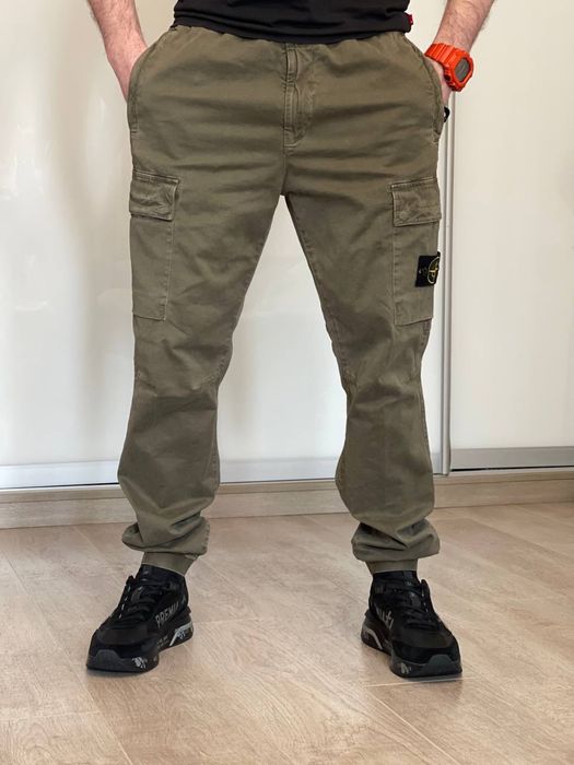 Штани джогери Stone Island Cargo Garment Dyeing.