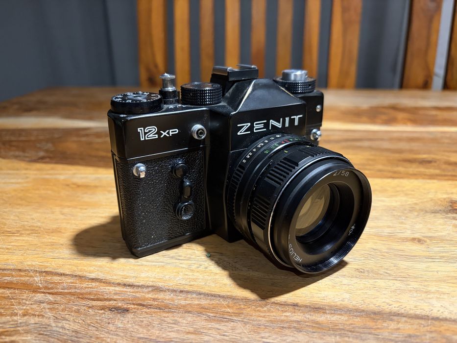 Aparat analog Zenit 12XP + Helios-44M-4 58mm f/2 | komplet | wysyłka