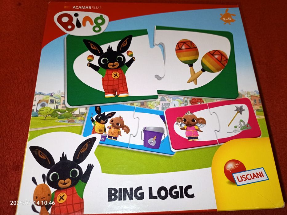 Puzzle logiczne Bing Logik,Lisciani, 1-4 lata