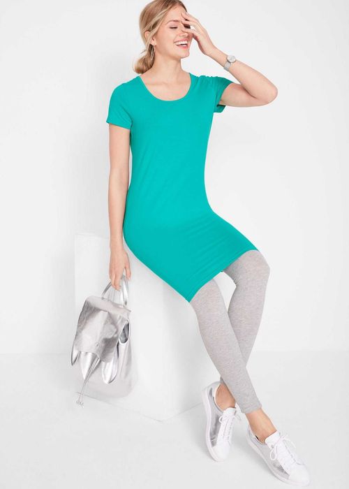 Sukienka seledyn stretch Bawełna R 44