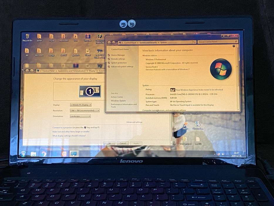 Legendarny laptop Lenovo G570 - procesor i5, 4GB RAM. Działający.