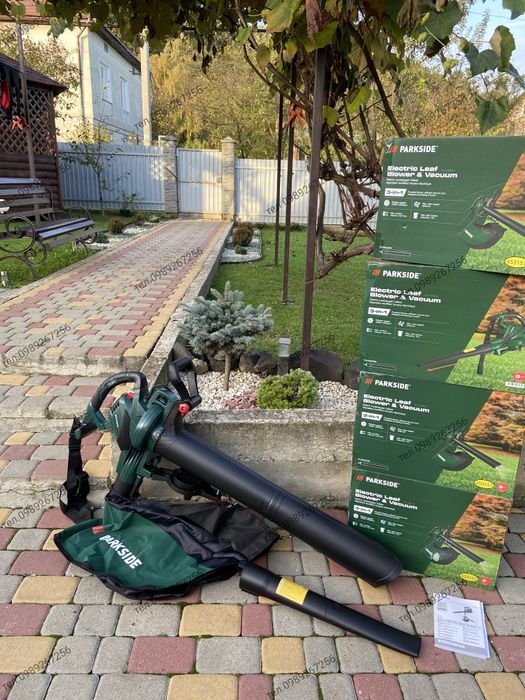 Садовый пылесос, пилосос, повітродувка, воздуходувка, PARKSIDE НІМЕЧЧИ