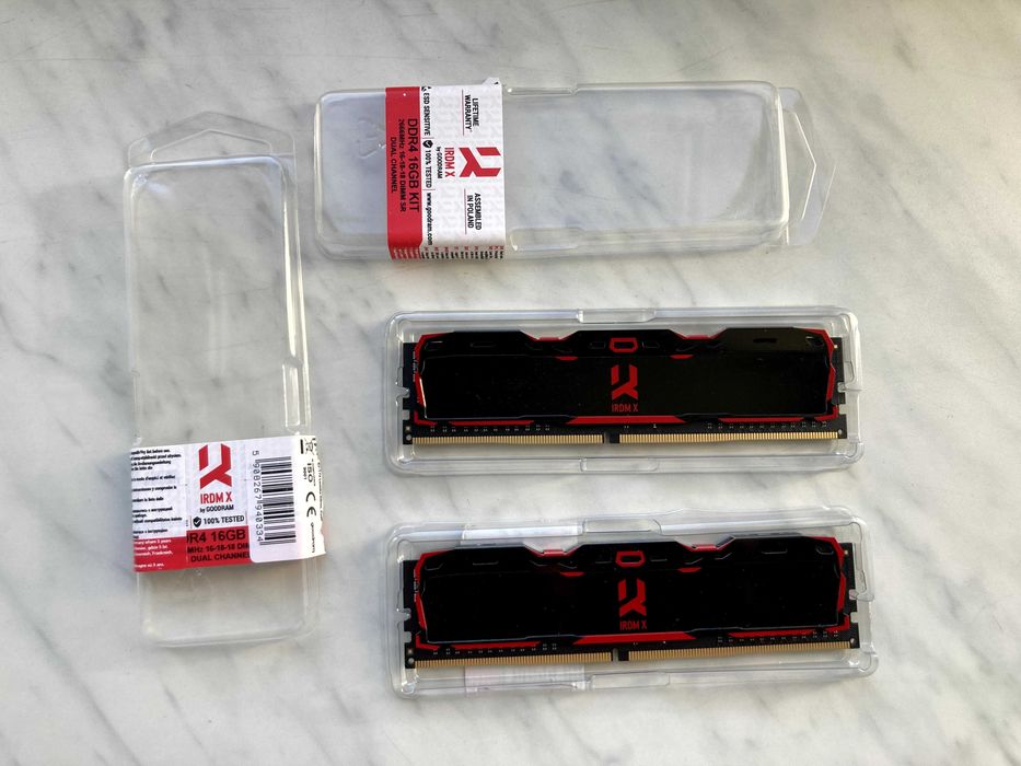 Комплект модулів пам'яті GoodRam DDR4 16GB 2x8GB 2666MHz IRDM X Black