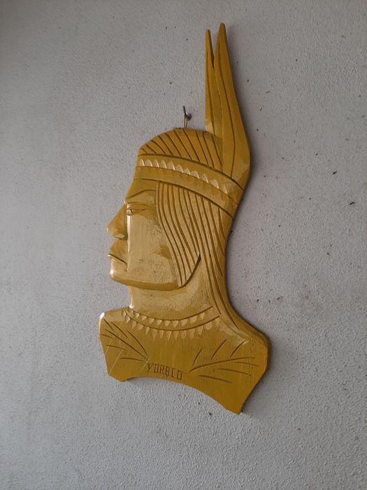 Decoração figura índio como novo