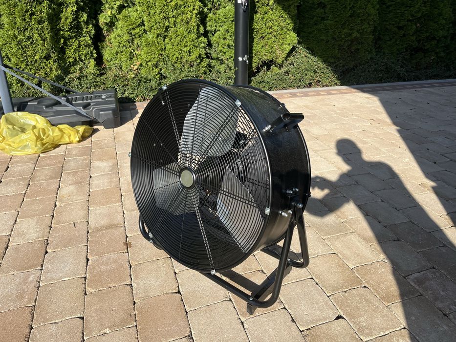 Wentylator przemysłowy 60 cm czarny
