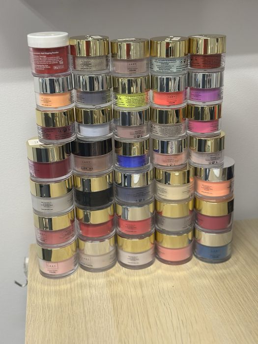 Pudry do manicure tytanowego zestaw