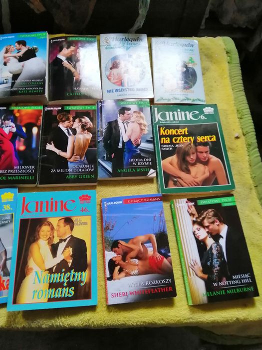 Książki harleqin 68 szt.