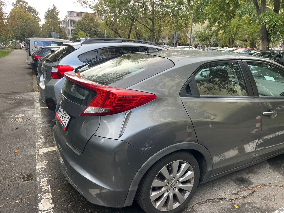 Honda Civic IX (2013) 102 tys km | Doinwestowana | Opony całoroczne | Przegląd do 2027