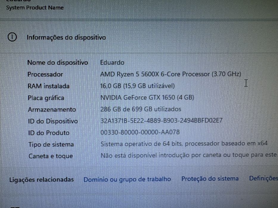 PC Gaming AMD Ryzen 5 5600X