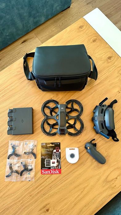Drone FPV - DJI Avata 2 FLy More Combo | 3 Baterias | Garantia de DJI | Cartão de 128GB | Filtro de lente.