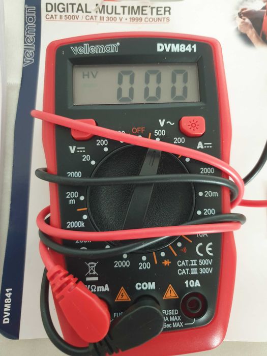 Multímetro Digital Velleman DVM841 - NOVO
