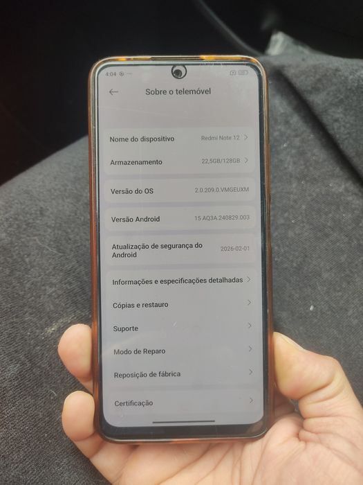 Xiaomi redmi note 12 como novo