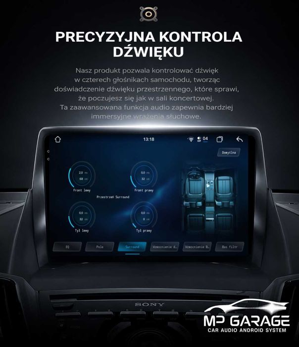 FORD KUGA II /C-MAX II  Nawigacja Android_14 4G CarPlay/AA Qled Montaż Gwarancja