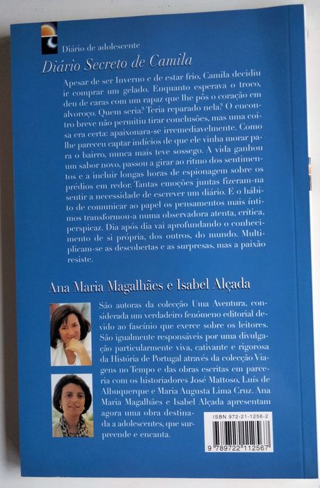 O Diário Secreto de Camila, de Ana Maria Magalhães e Isabel Alçada