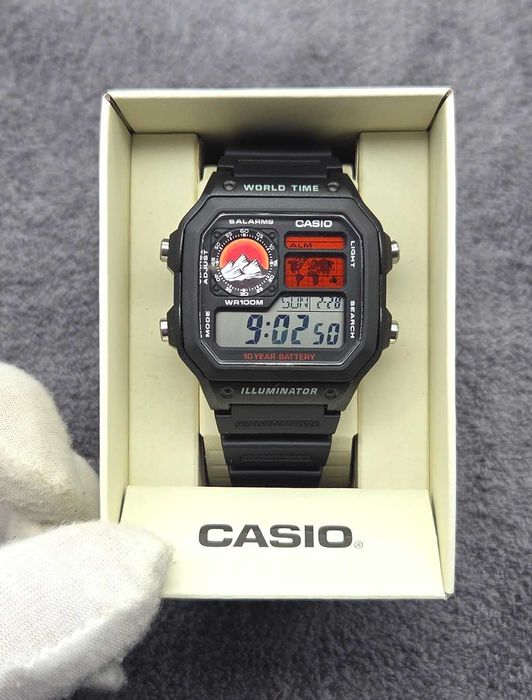 Casio Royale MOUNTAINS AE-1200WH-1A – Fabrycznie Nowy Unikat